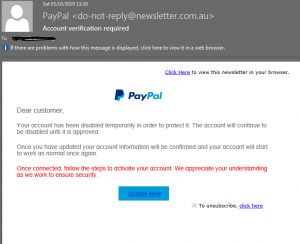 Paypal phishing scam emails – BU-CERT